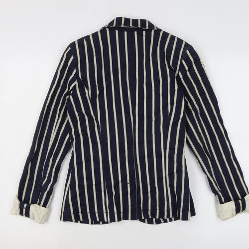 NEXT Womens Blue Jacket Size 8 Button