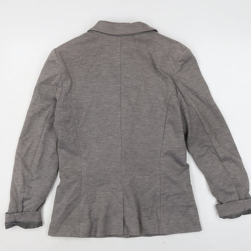 H&M Womens Grey Jacket Size 8 Button