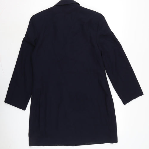 Marks and Spencer Womens Blue Jacket Size 12 Button