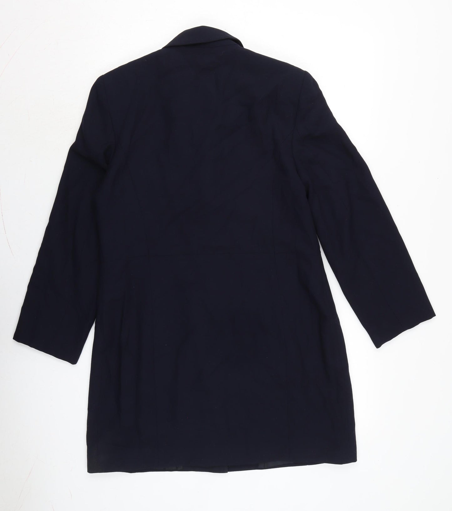 Marks and Spencer Womens Blue Jacket Size 12 Button