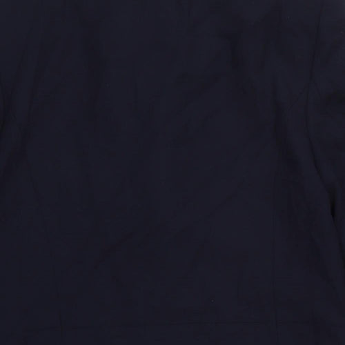 Marks and Spencer Womens Blue Jacket Size 12 Button