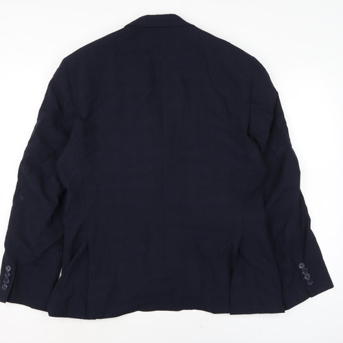 Marks and Spencer Mens Blue Gilet Jacket Size 40 Button