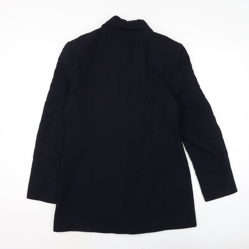 Marks and Spencer Womens Blue Jacket Size 12 Button