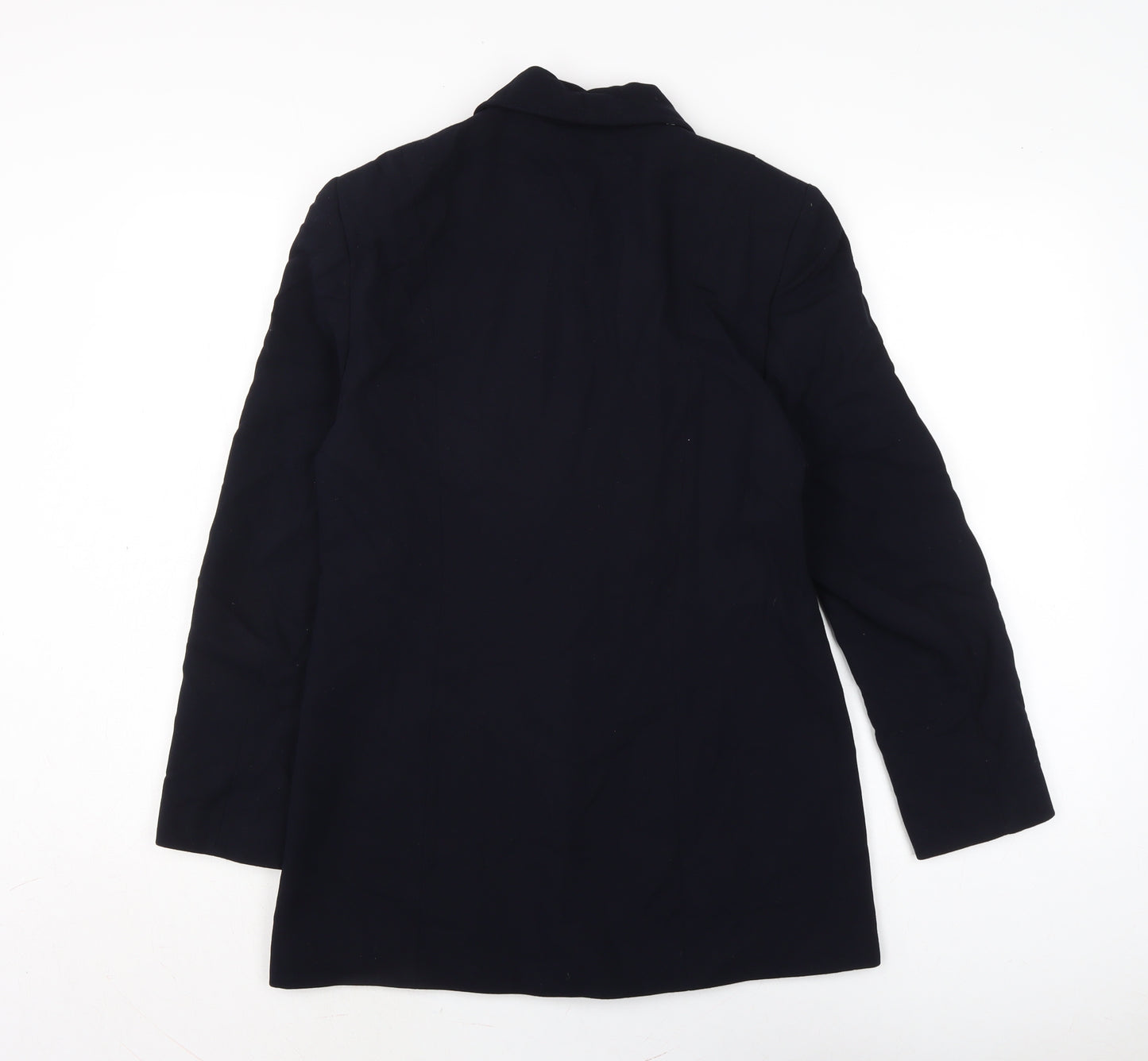 Marks and Spencer Womens Blue Jacket Size 12 Button