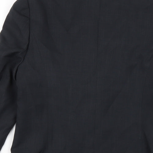 Papaya Womens Black Jacket Size 8 Button