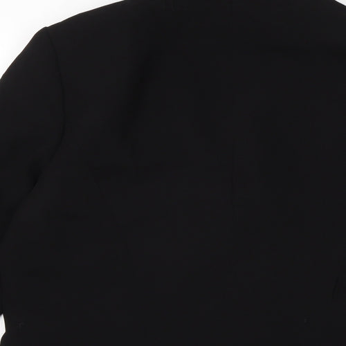 F&F Womens Black Jacket Size 12 Hook & Eye