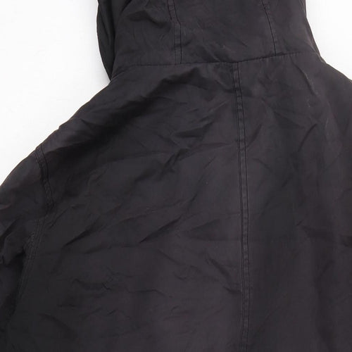 George Womens Black Anorak Coat Size 22 Zip