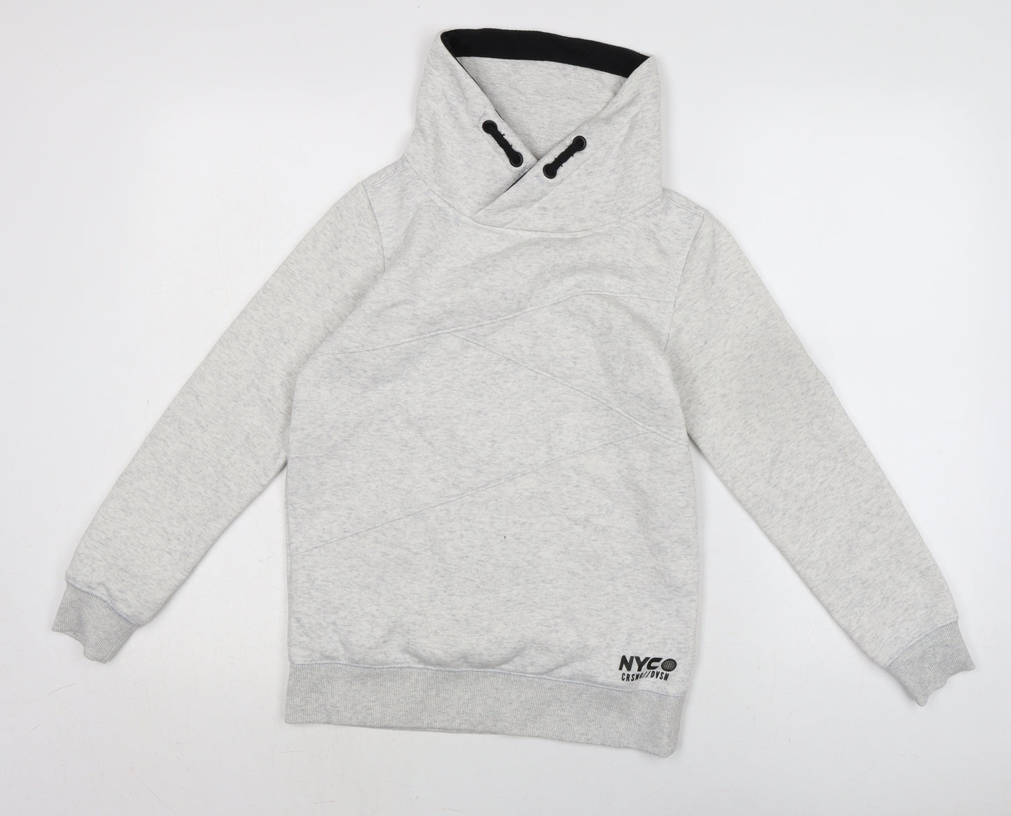 chapter young Boys Grey Cotton Pullover Sweatshirt Size 11-12 Years
