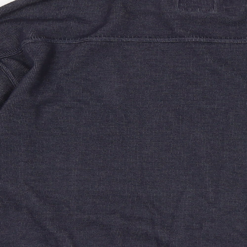 Apparel Mens Blue Cotton Pullover Sweatshirt Size L