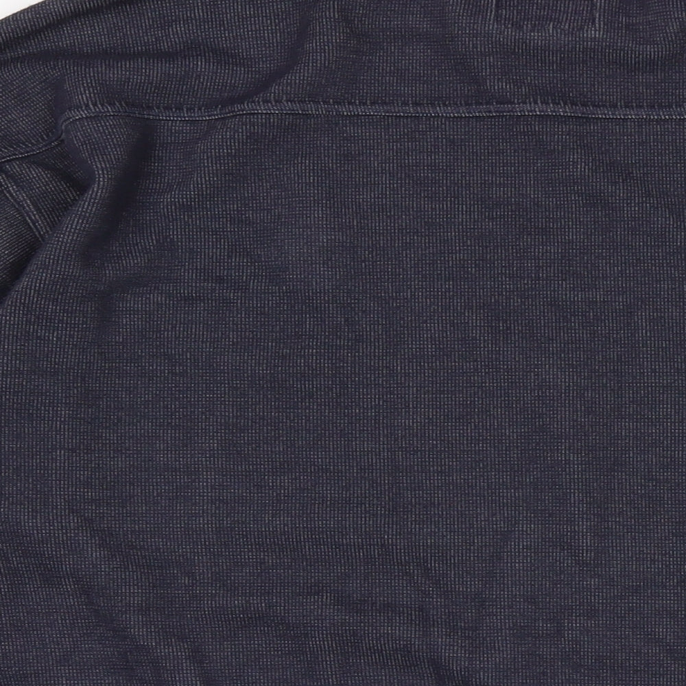Apparel Mens Blue Cotton Pullover Sweatshirt Size L