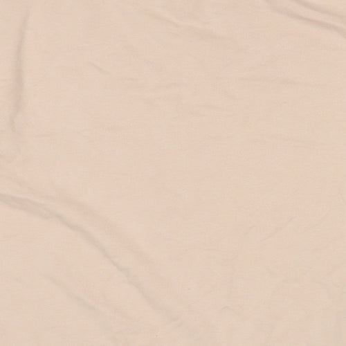 Style cheat Womens Beige Cotton Jumper Dress Size M Crew Neck