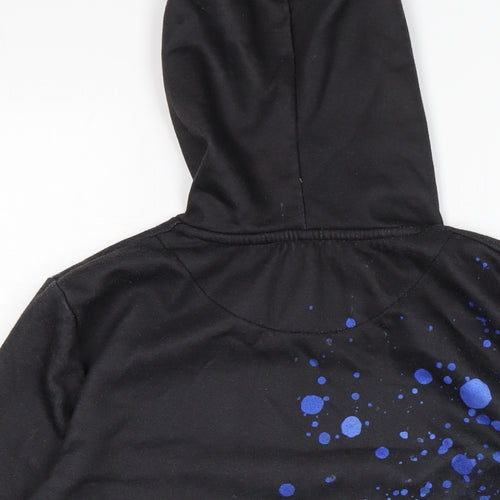 DFVD Boys Blue Cotton Pullover Hoodie Size 13-14 Years
