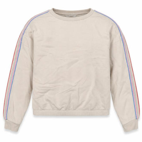 Marks and Spencer Girls Ivory Cotton Pullover Sweatshirt Size 12-13 Years