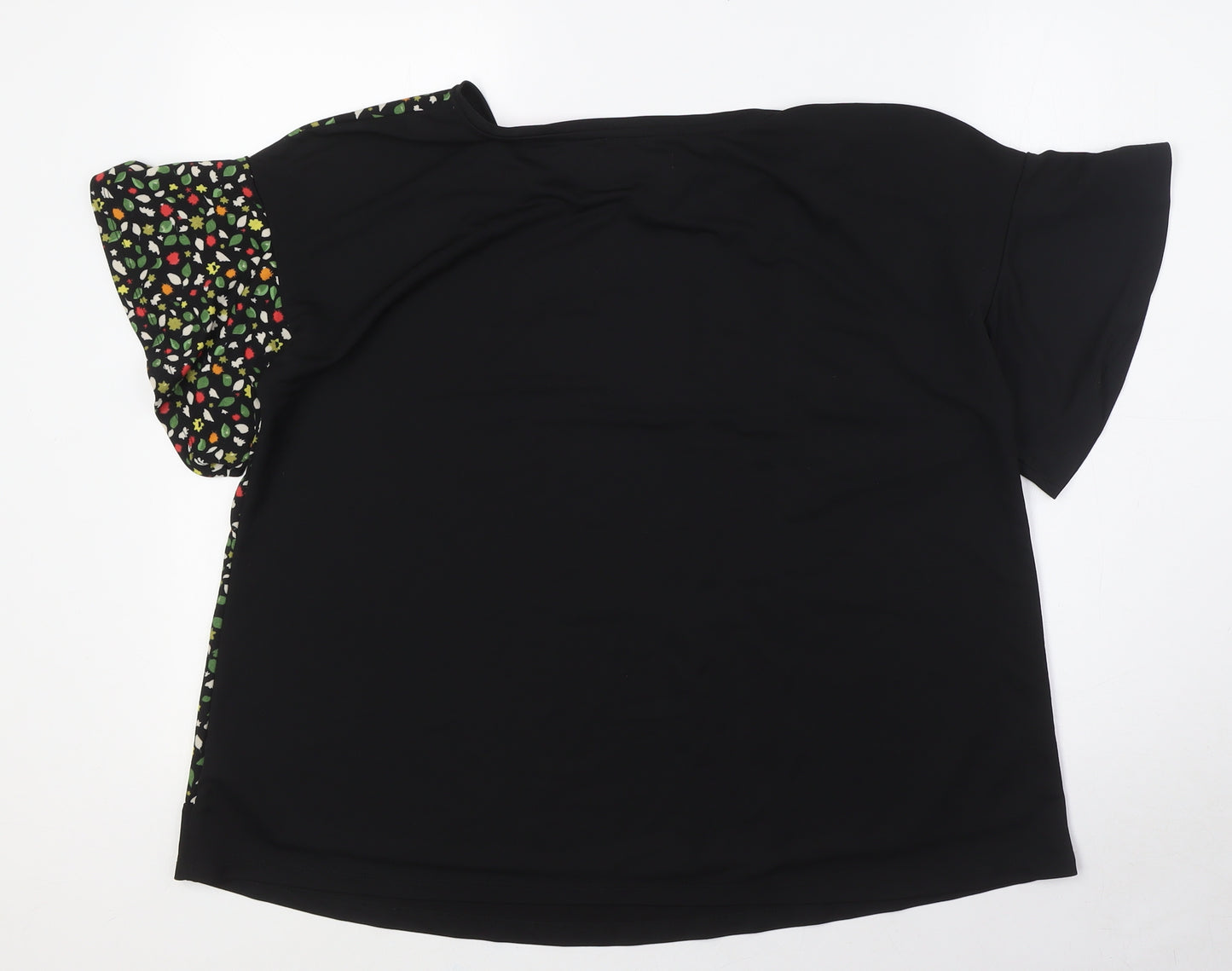 NEXT Womens Multicoloured Polyester Basic Button-Up Size 16 Boat Neck