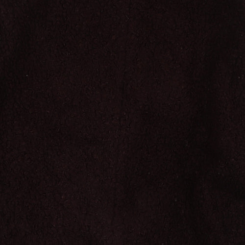 New Look Womens Brown Overcoat Coat Size 12 Button - Textured