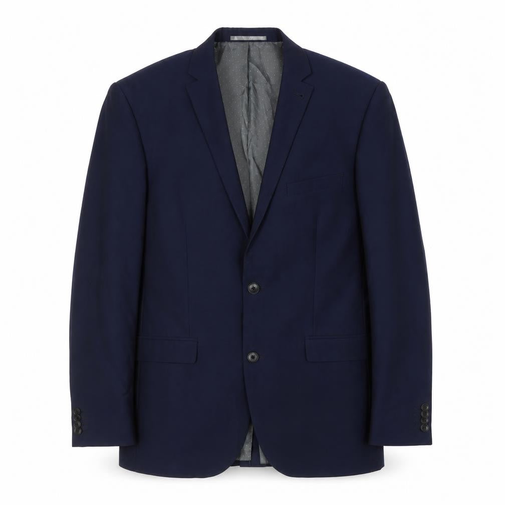 Next Mens Blue Wool Jacket Suit Jacket Size 40 Regular