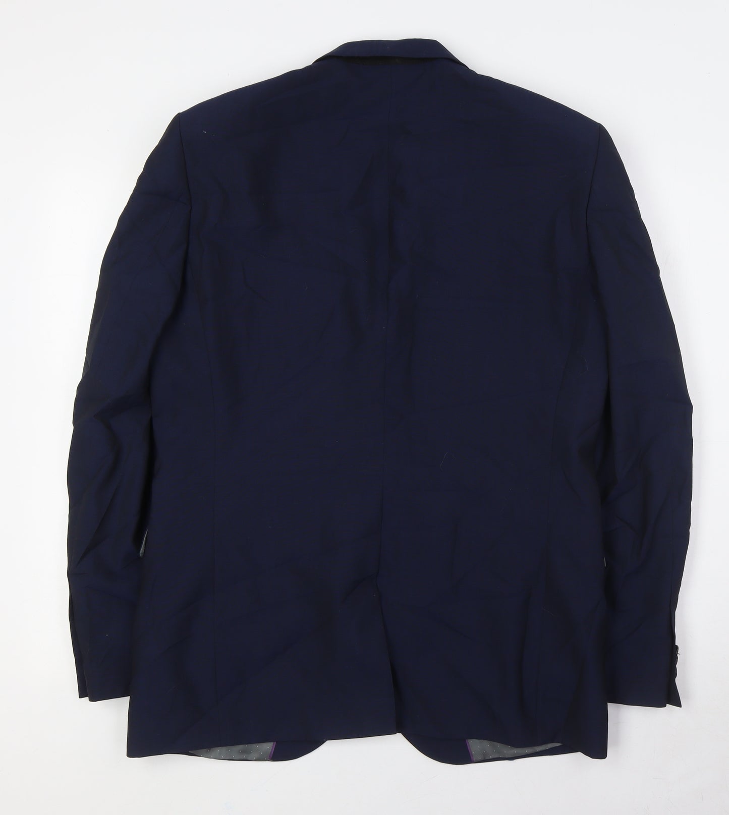 NEXT Mens Blue Wool Jacket Suit Jacket Size 40 Regular