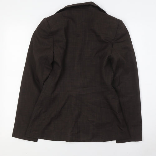 NL collection Womens Brown Jacket Size 8 Button