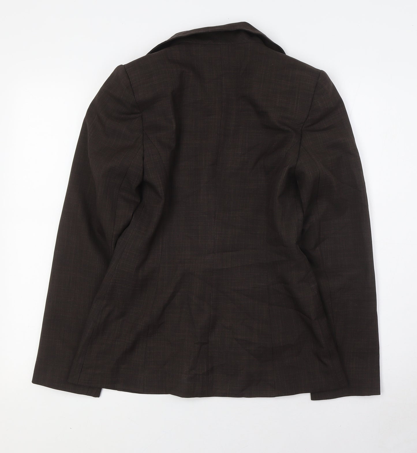 NL collection Womens Brown Jacket Size 8 Button