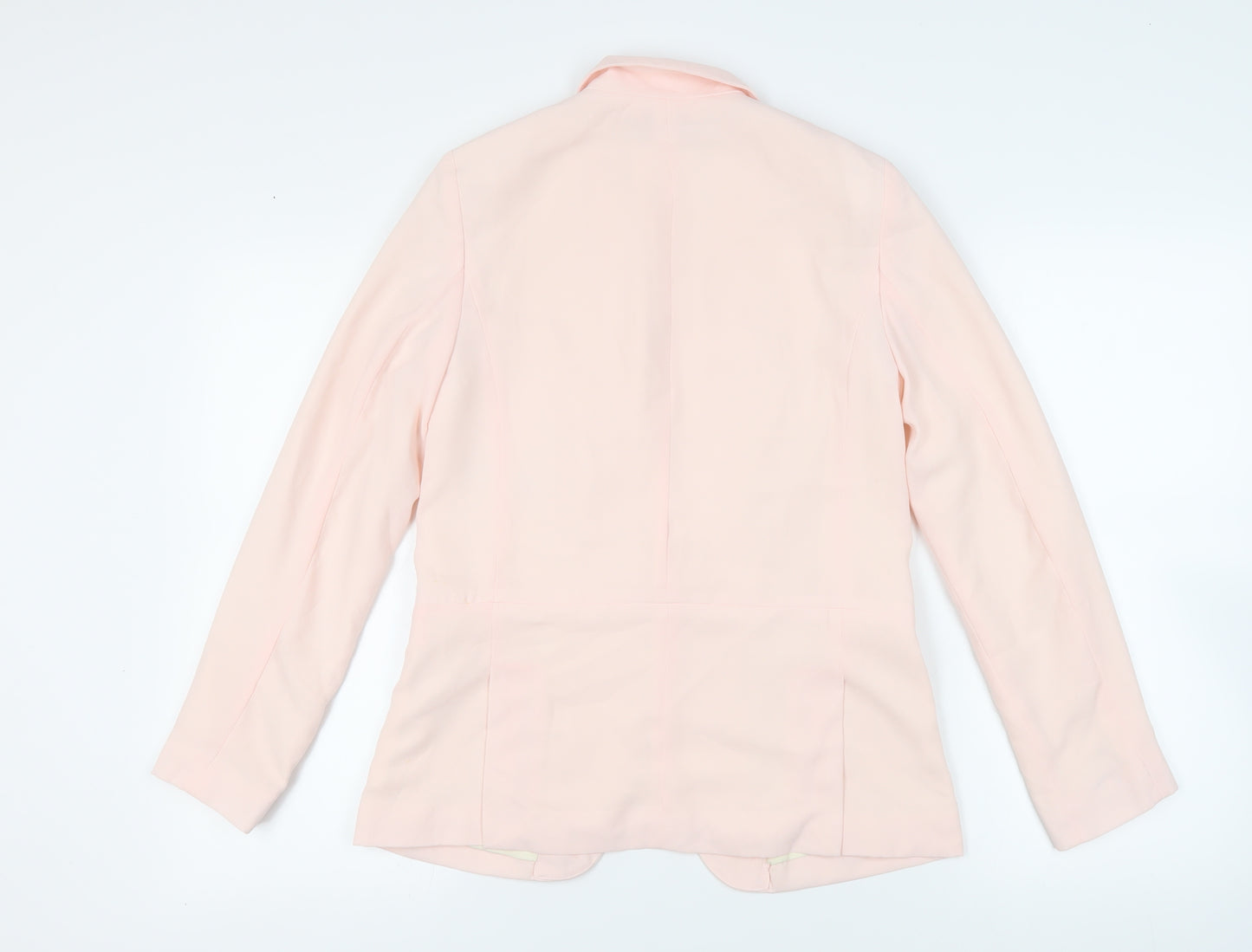 New Look Womens Pink Jacket Blazer Size 10 Button