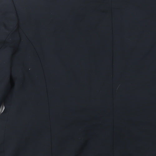 Marks and Spencer Womens Black Jacket Blazer Size 12 Button