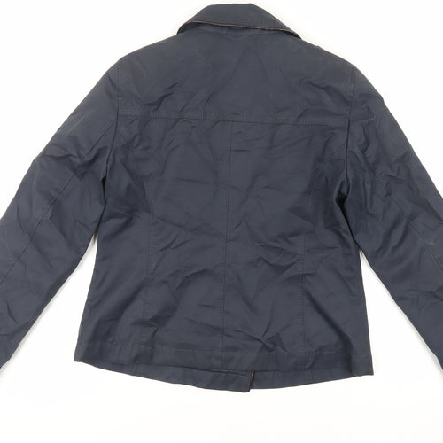 Autograph Womens Blue Jacket Size 12 Button