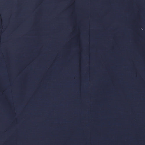 John Lewis Mens Blue Polyester Jacket Suit Jacket Size 40 Regular