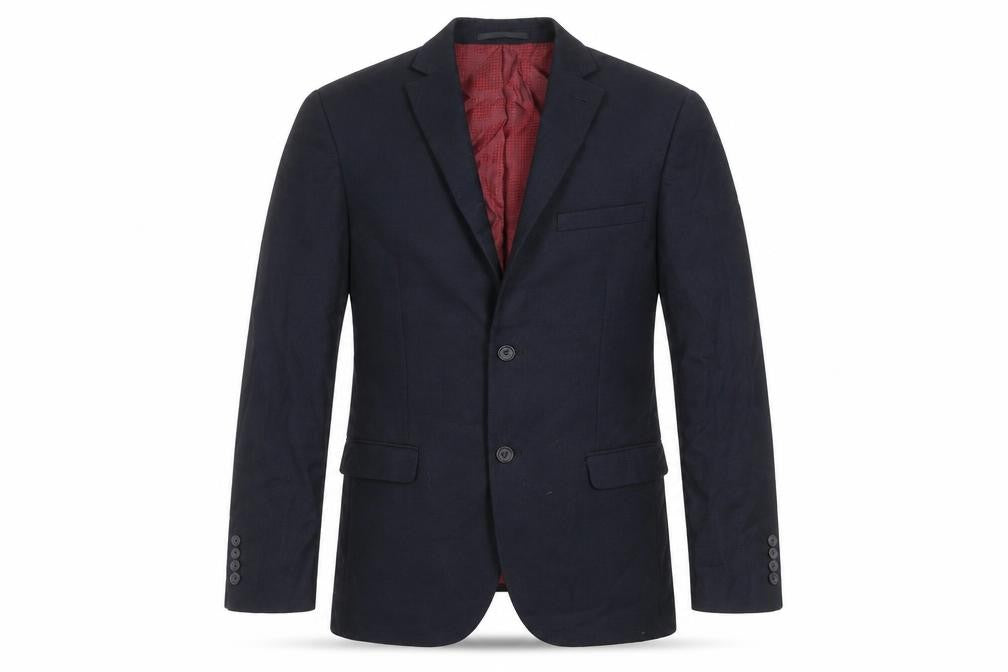 Next Mens Blue Polyester Jacket Suit Jacket Size 38 Regular