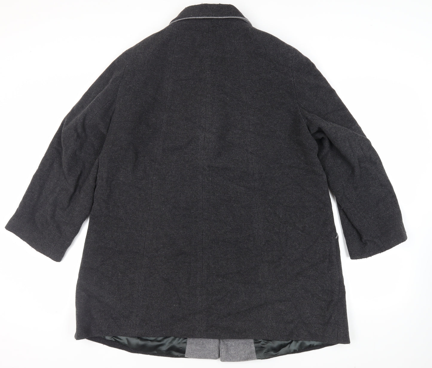 Eastex Womens Grey Overcoat Coat Size 18 Button - Vintage