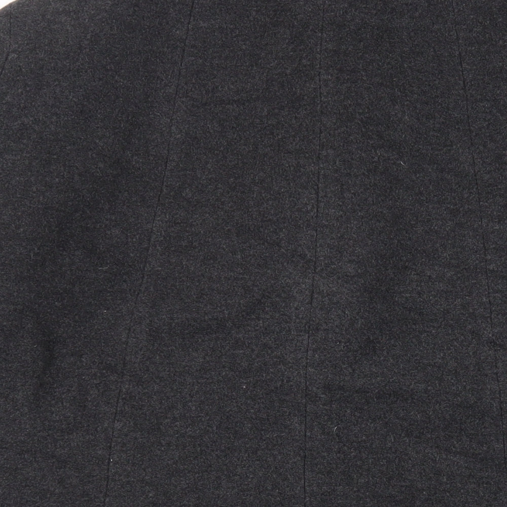 Eastex Womens Grey Overcoat Coat Size 18 Button - Vintage