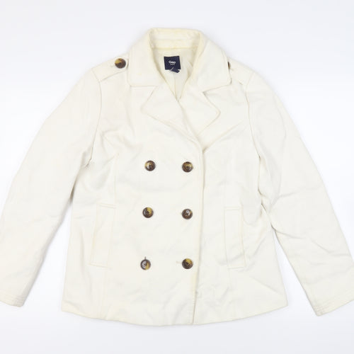 Gap Womens Ivory Jacket Size M Button
