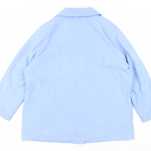 EWM Womens Blue Jacket Size 22 Button - Lightweight