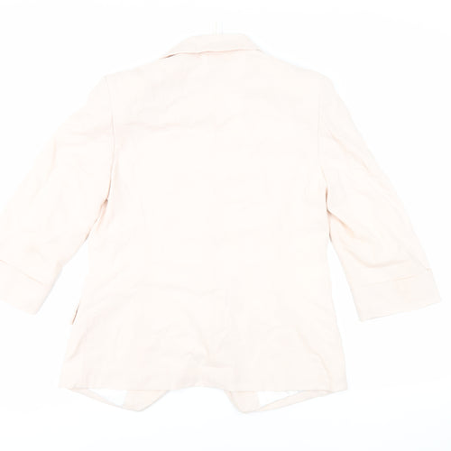 Marks and Spencer Womens Pink Jacket Blazer Size 8 - Open