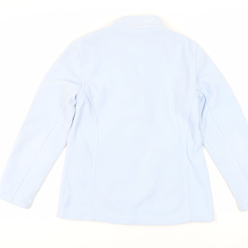 Marks and Spencer Womens Blue Jacket Size 10 Zip - Lightweight