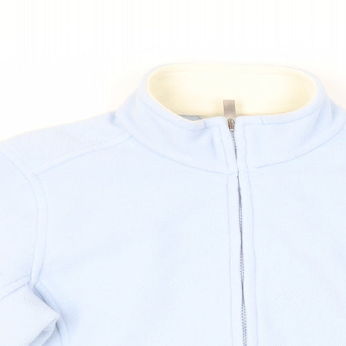 Marks and Spencer Womens Blue Jacket Size 10 Zip - Lightweight