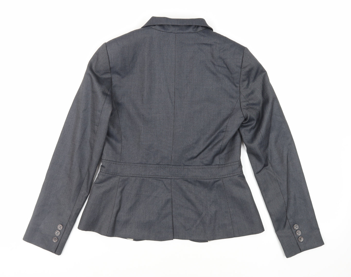 Koton Womens Grey Jacket Blazer Size 8 Hook & Eye