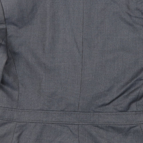 Koton Womens Grey Jacket Blazer Size 8 Hook & Eye