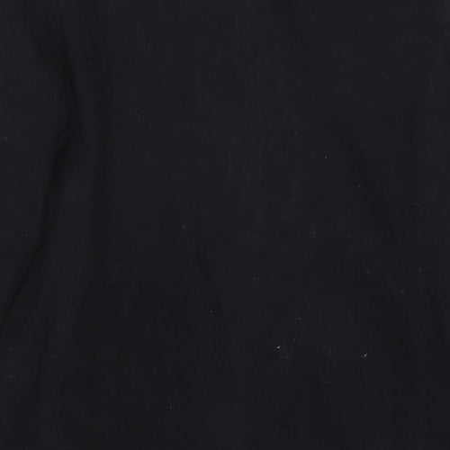 French Connection Womens Black Overcoat Coat Size 12 Button