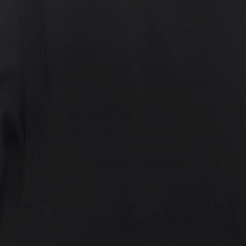 Barisal Womens Black Overcoat Coat Size 12 Button - Lightweight