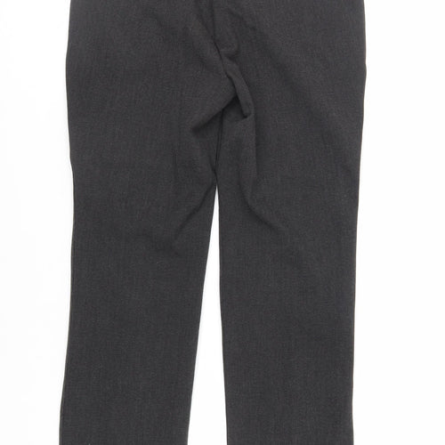 Marks and Spencer Womens Black Polyester Dress Pants Trousers Size 8 L29 in Regular Zip