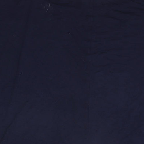 Per Una Womens Blue Floral Viscose Basic T-Shirt Size 12 Round Neck