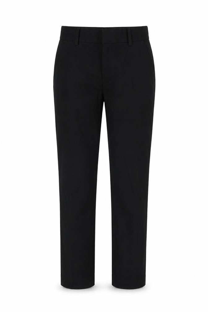 Marks and Spencer Girls Black Polyester Dress Pants Trousers Size 10-11 Years L25 in Regular Zip