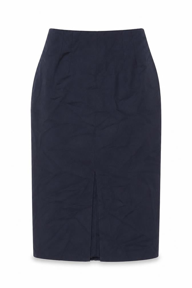 Yessica Womens Blue Polyester Straight & Pencil Skirt Size 14 Zip