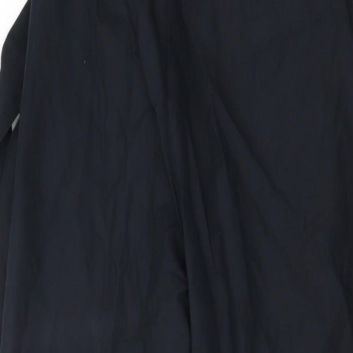 COS Womens Black Cotton Trousers Size 8 L24 in Regular Zip