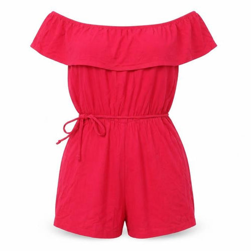 Lipsy Womens Pink Cotton Playsuit One-Piece Size 12 L3 in Pullover