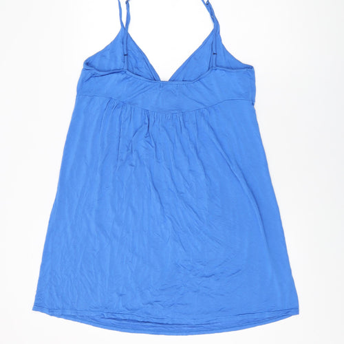 HOTOUCH Womens Blue Viscose Basic T-Shirt Size 2XL V-Neck