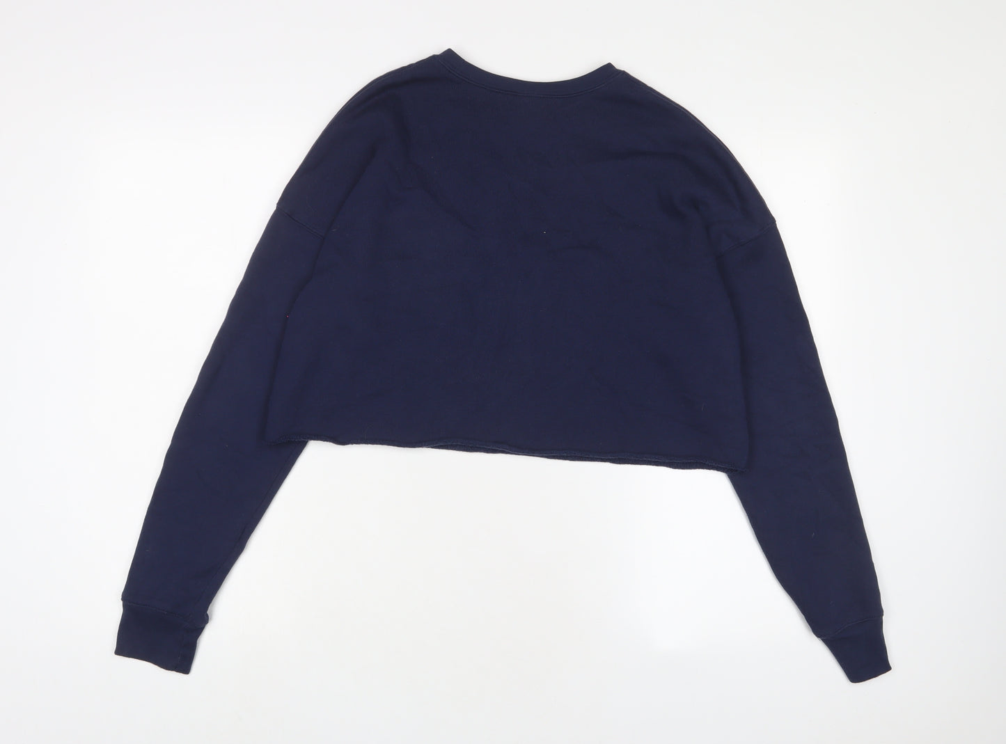 Bella + Canvas Womens Blue Cotton Pullover Sweatshirt Size M Pullover