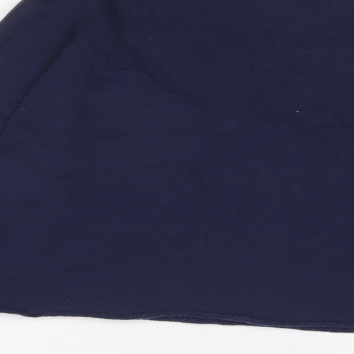 Bella + Canvas Womens Blue Cotton Pullover Sweatshirt Size M Pullover
