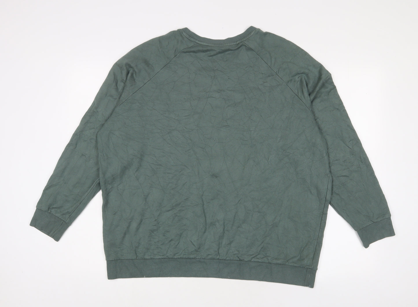 NEXT Womens Green Viscose Pullover Sweatshirt Size XL Pullover - Studded, Star