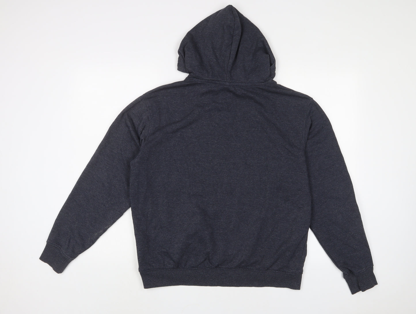 Bakaruda Mens Grey Cotton Pullover Hoodie Size M